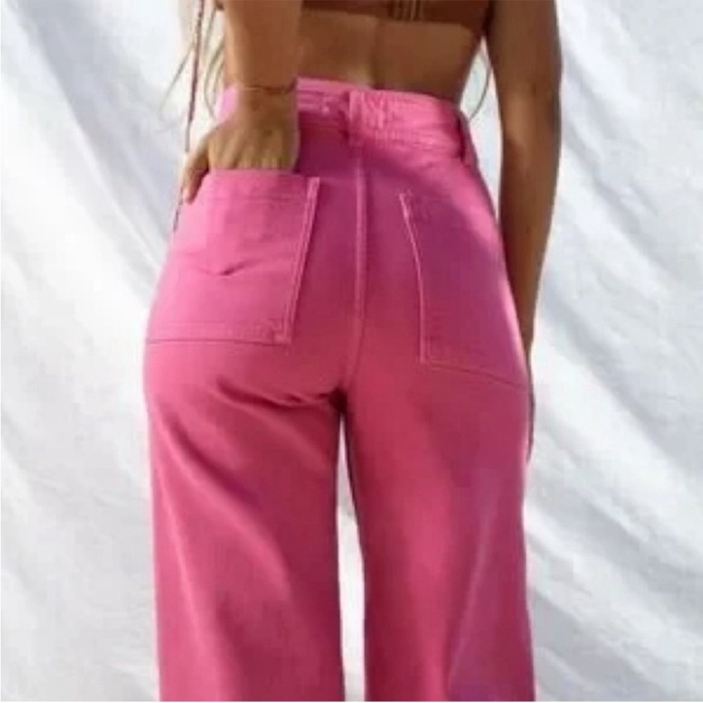 Zara Marine Straight in bold pink size 4 - Picture 4 of 6